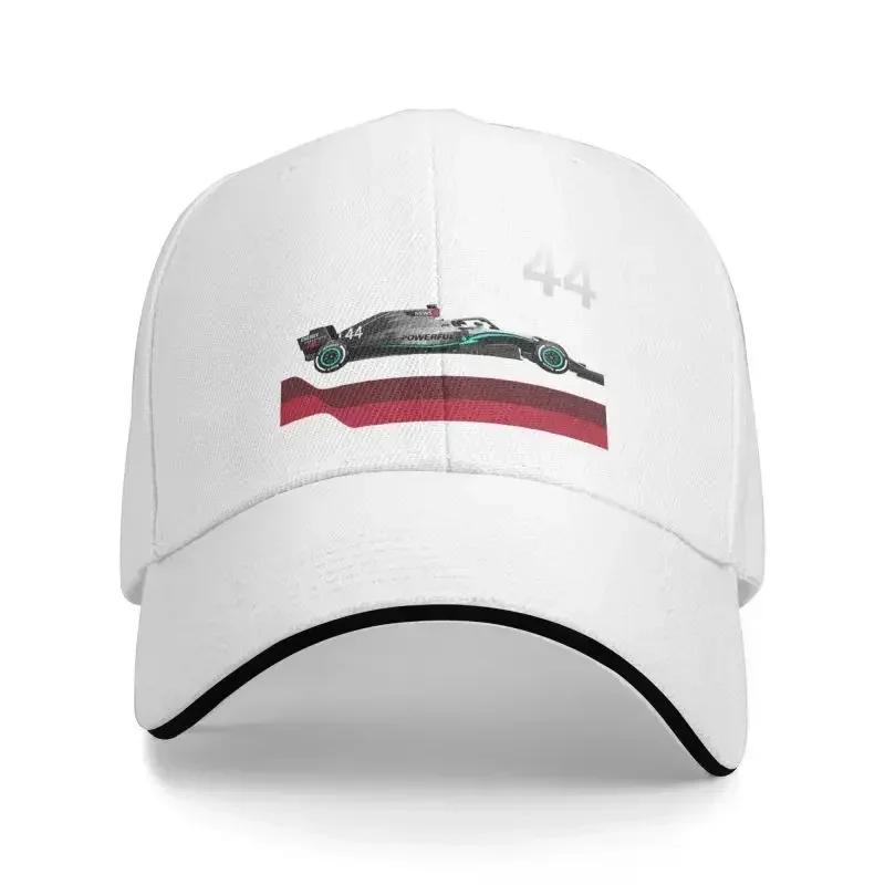 Punk Hamiltons 44 Sportwagen Fahrer Rennen Baseballkappe Damen Herren Atmungsaktiv Dad Hat Sonnenschutz