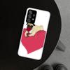 Cute Pug Dog Phone Case Cover For Samsung Galaxy A12 A22 A32 A52 A72 A02S A51 A50S A31 A20S A10S Note 20 Ultra 10 Plus Galaxy A5