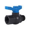 PVC Ball Valve 3/4" 1" Female Thread Male Thread Valve Switch Garden Irrigation Water Pipe Joint Internal to External Thread 1Pc