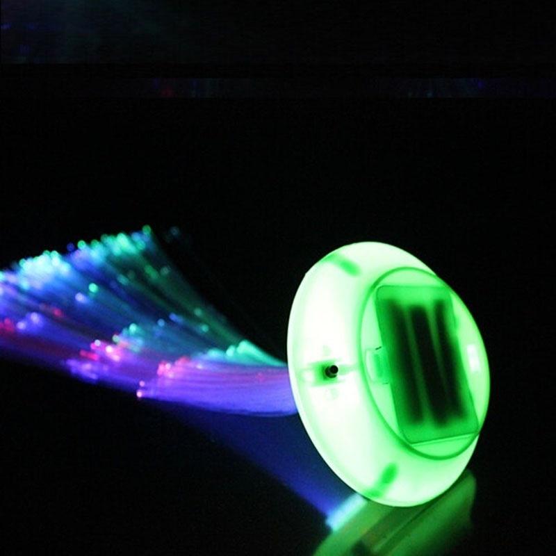 Color Changing LED Fiber Optic Night Light Lamp Stand Home Decor Colorful