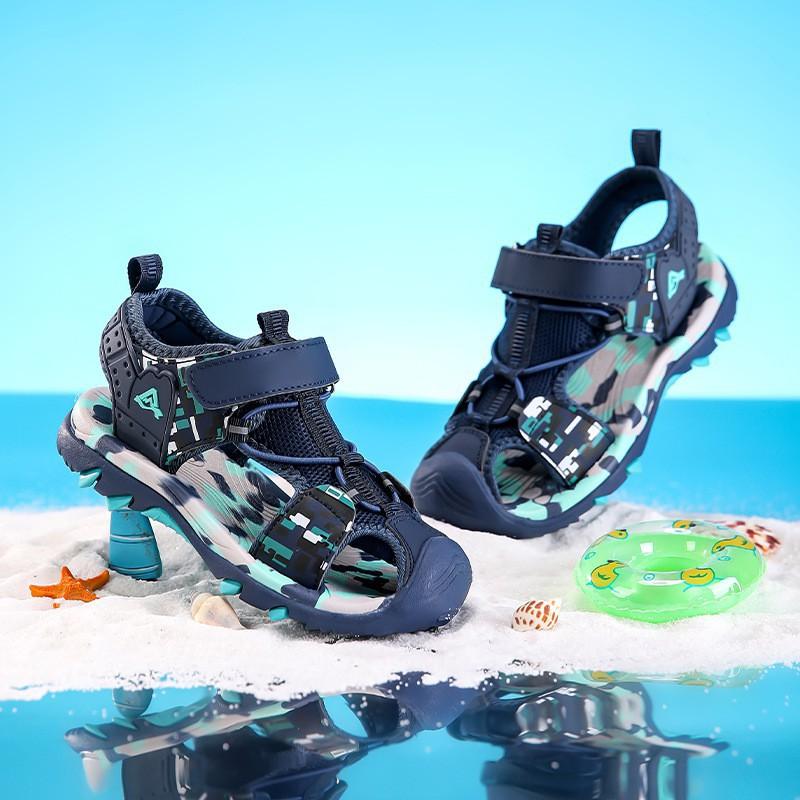 Children's Beach Shoes Boys 'baotou Sandals Boys' Hole Cross-border Sneakers