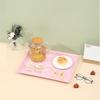 2 Packs Plastic Rectangular  Cafeteria Tray Non-Slip Fast Food Trays  Restaurant