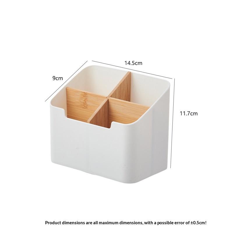 Plastic Desktop For Remote Controls Tissues Storage Box Cosmetics Office Supplies Living Room Organization