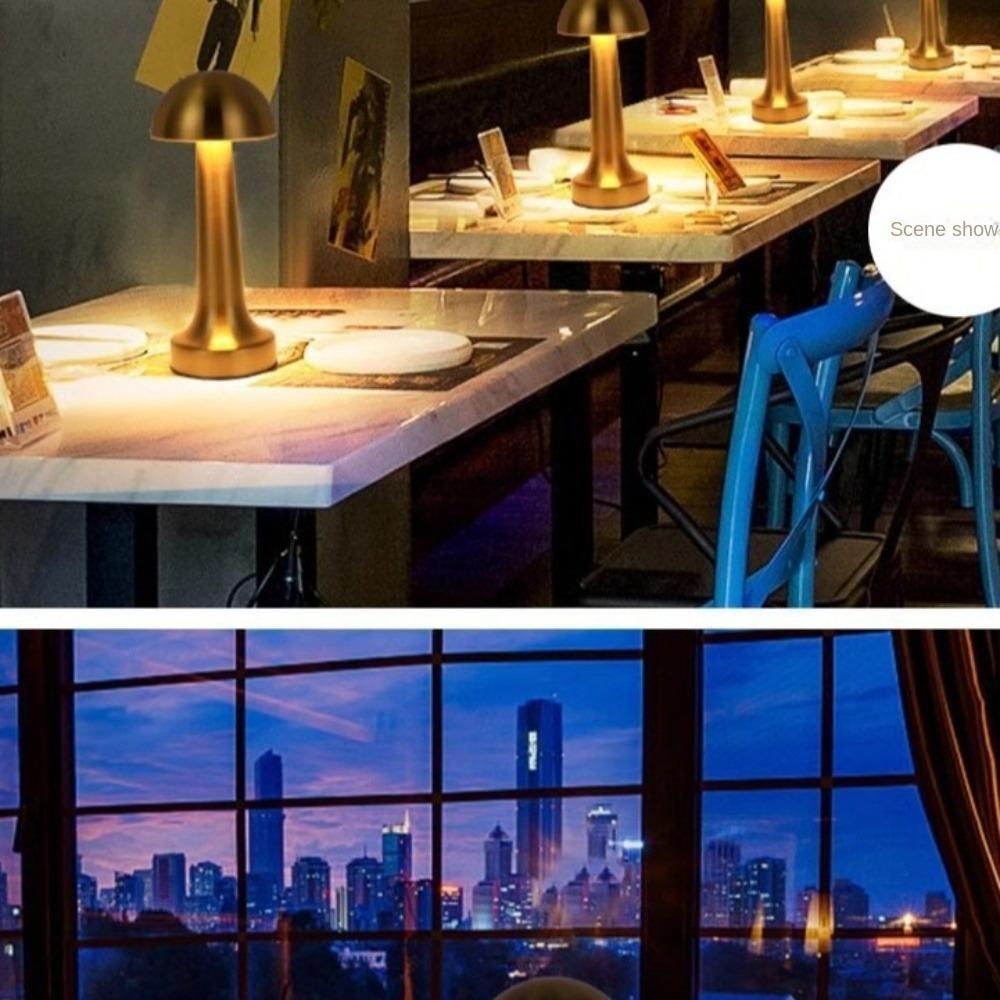 Retro Led Night Lights Touch Indoor Lighting Creative Camping Light  Hotel Bar Coffee Table