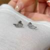 Alloy Wing Ear Studs Portable Comfortable for Sensitive Ears Fashion Jewelry Pieces