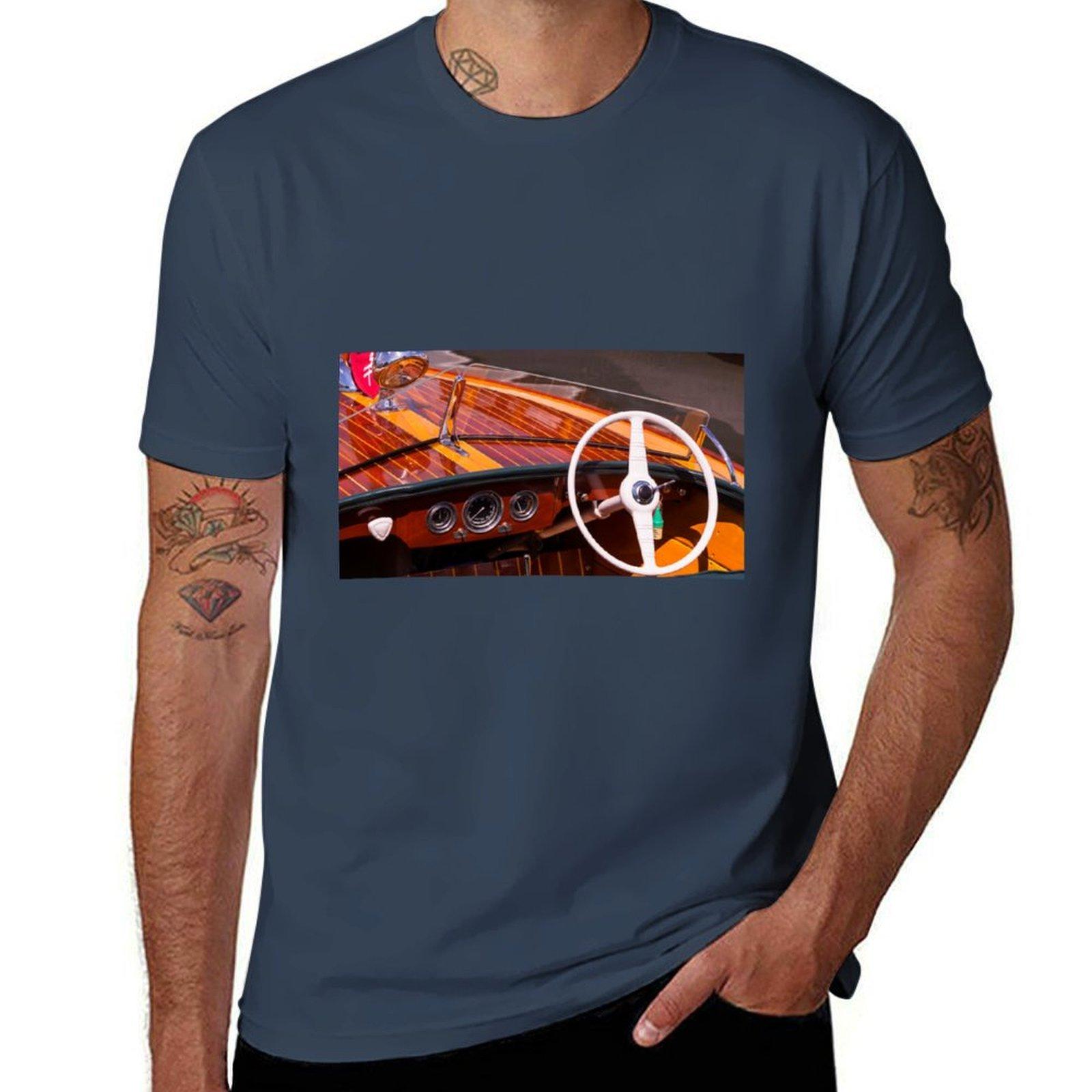 Classic Chris Craft TShirt Plus Size Basic Short Sleeve Top S