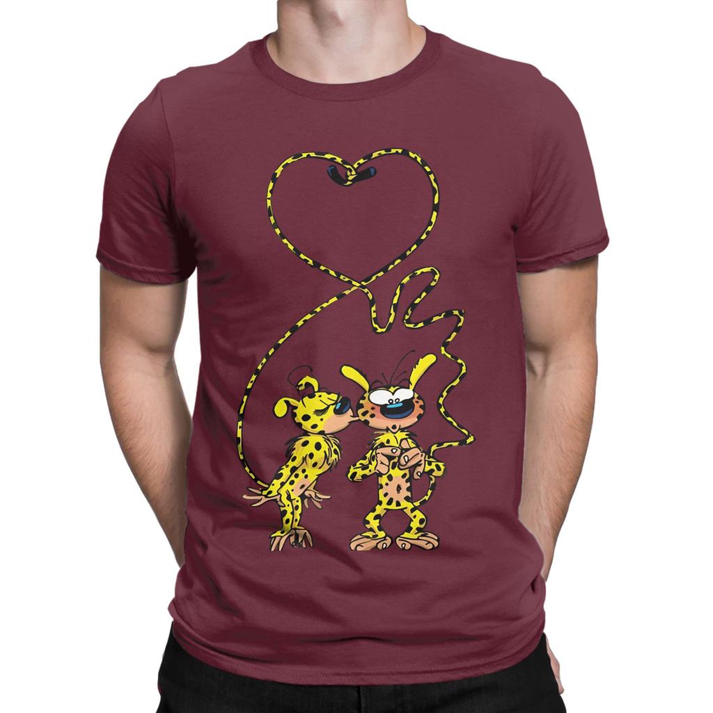 Marsupilami And Girl Kissing Novelty 100 Cotton Tshirt Marsupilami Tees Tops For Unisex