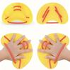 Durable Rubber Dive Flippers Swimming Training Fins with Adjustable Strap for Adults and Kids