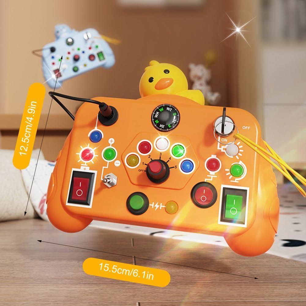 with LED Light Baby Sensory Board Switch Toy  For Kids Preschool Learning