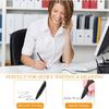 100 Pcs Gel Pens Click Pens Bulk Retractable Medium Point Ballpoint Pens Bulk Ink Pens Writing Pens with Grip for Journaling Drawing Office Business