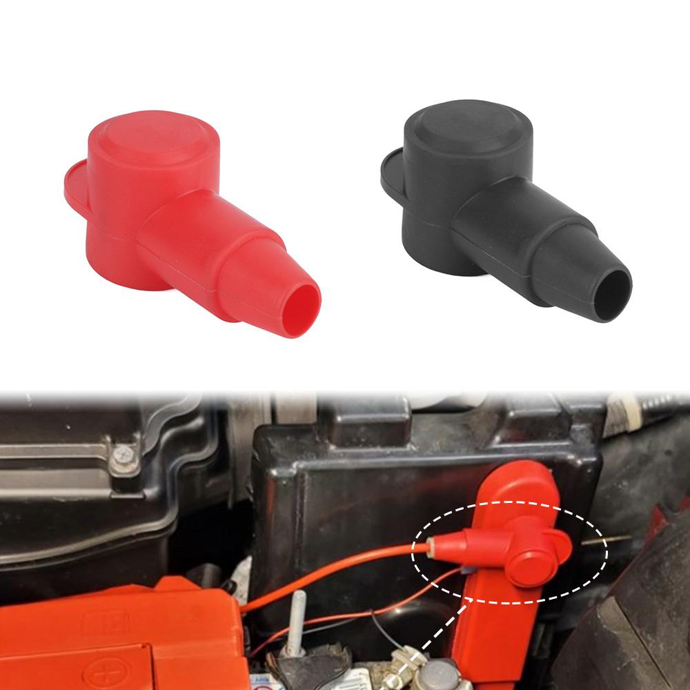 10/6Pcs Silicone Covers Battery Terminals Caps Pile Head Protective Car Accessories 12v Battery Bornes Retardant Insulation