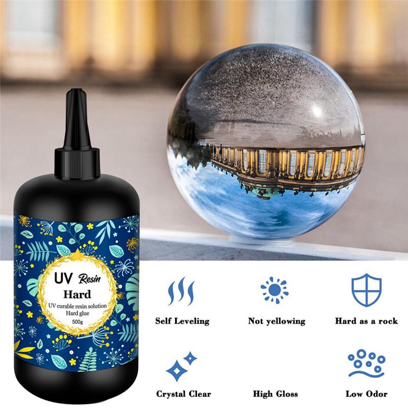2025 Trend UV Resin 500G Transparent Ultraviolet Curing Resin For DIY UV Resin Jewelry Making