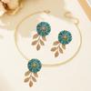 Fashion Necklace Earrings For Women Ladies