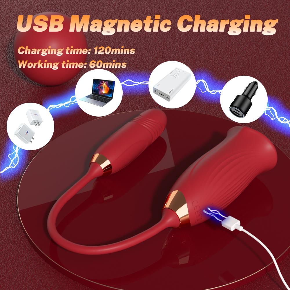 Tongue Licking Vibrator Female Clit Nipple Sucker Blowjob Oral Orgasm Clitoris Stimulator Thrusting Love Egg Sex Toy For Women