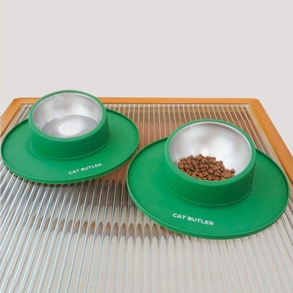 Spill-proof Cat Dog Water Bowls Anti Slip Pet Tableware Portable Pet Food Bowl Drinking