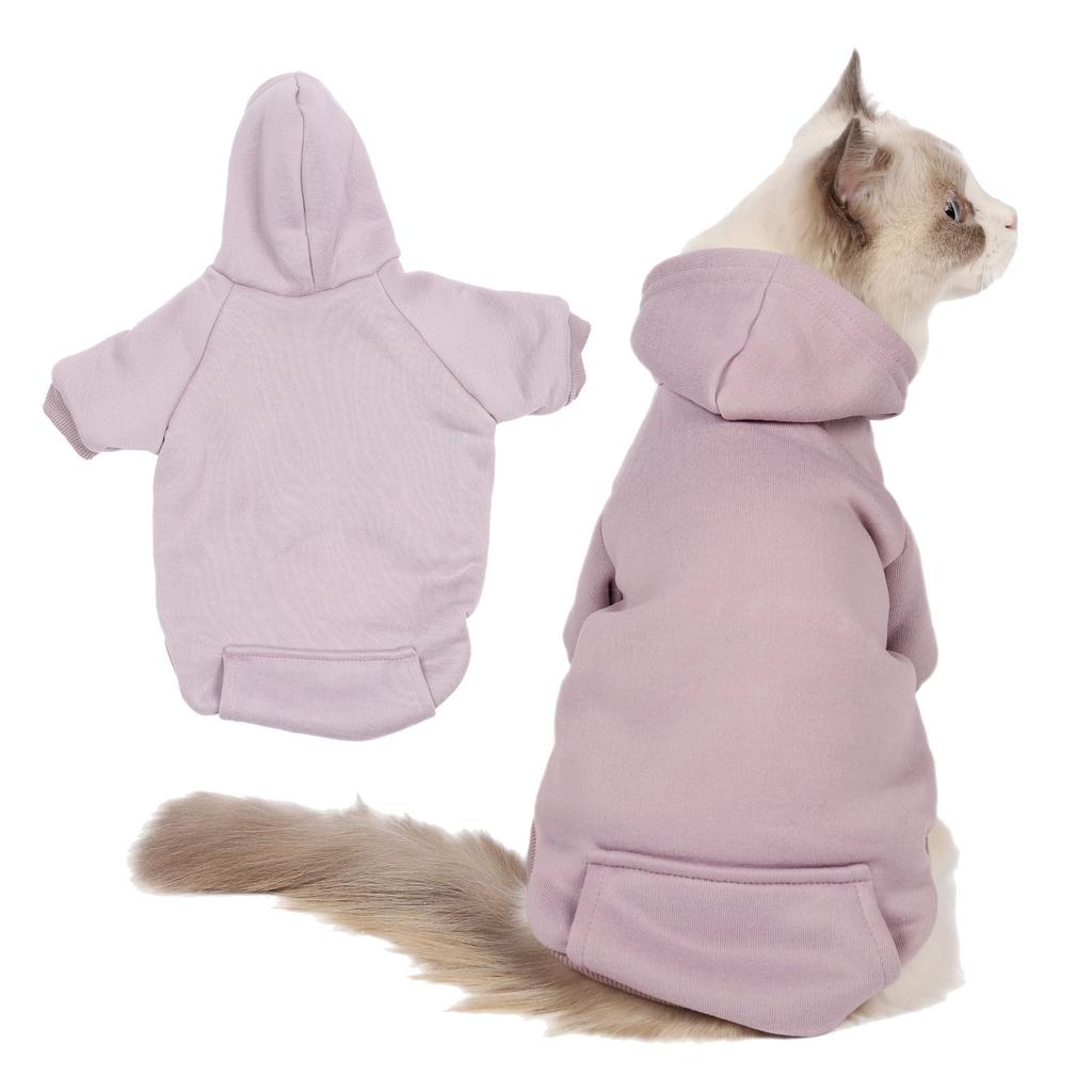 Hooded Winter Dog Sweatshirt Blouse For Small Medium Dog