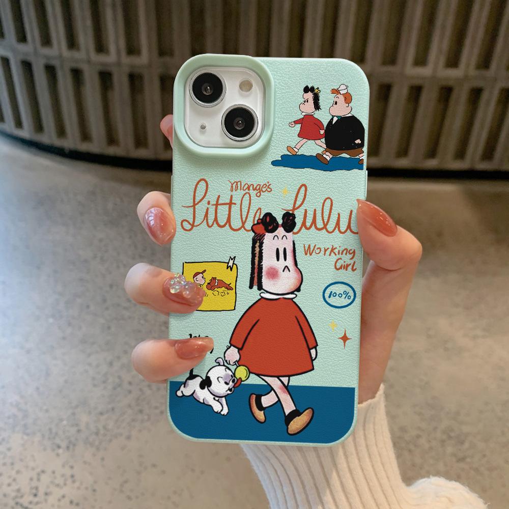 

Japanese Ins Cartoon Animation Character for Apple 16 Mobile Phone Case for IPhone15 New 14plus Female 12/14 For Apple XS