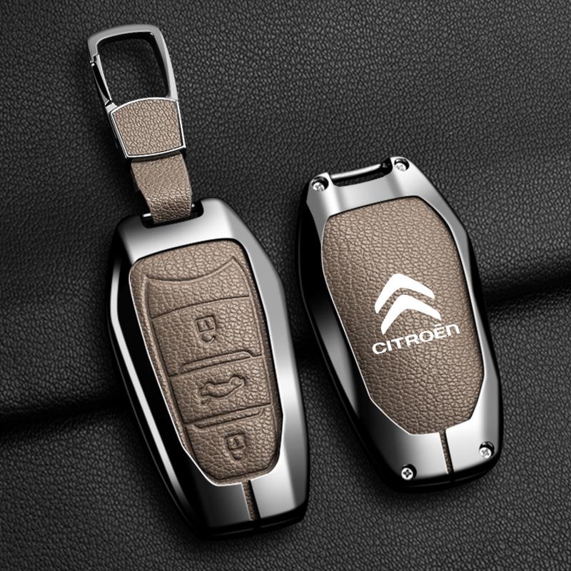 Pouzdro na klíč s překlopným krytem ze zinkové slitiny pro Citroen C1 C2 C3 C4 C5 C6 VTS Xsara C-Crosser Berlingo Jumpy DS3 DS4 DS5 DS6