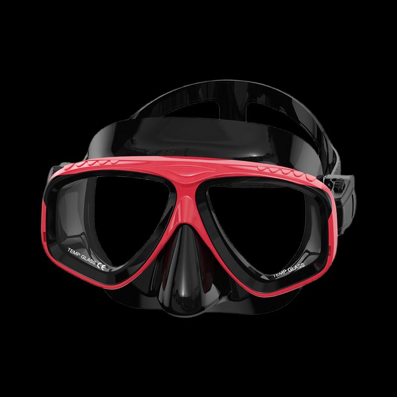 Anti-Fog Tempered Glass Myopia Diving Mask