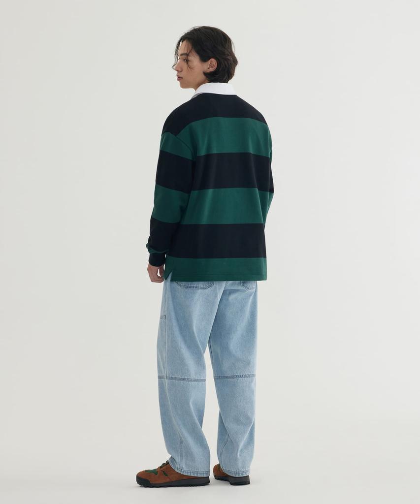 COVERNAT Small C Logo Rugby Sweatshirt Green