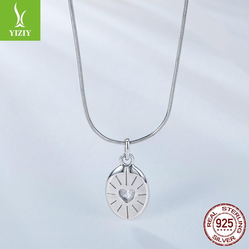 

Bright Star S925 Sterling Silver Necklace For Men And Women, Cross-Border Personalized Popular Star Collarbone Chain 925 silver