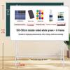 Mobile Double-Sided Magnetic Blackboard & Whiteboard for Home or Office