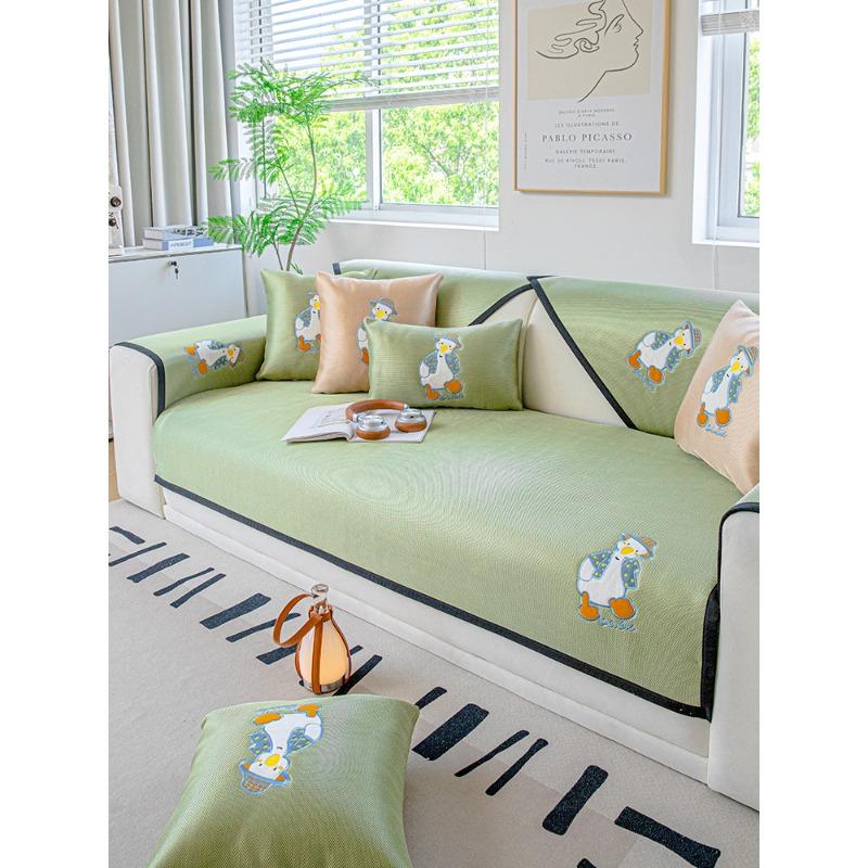 

Летняя подушка для дивана Нескользящий летний коврик-подушка Четыре сезона Универсальная охлаждающая накладка Чехол для дивана Ткань для покрытия 50*70cm