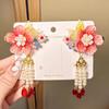 Kids' Classic Hanfu Hair Clip: Fairy Bow Tassel Hairpin for Girls