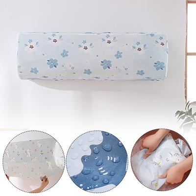 1PC Air Conditioning Protection Cute Prints Cartoon Pattern Reusable Storage Foldable PEVA Dirt-Resistant 95x31x21cm