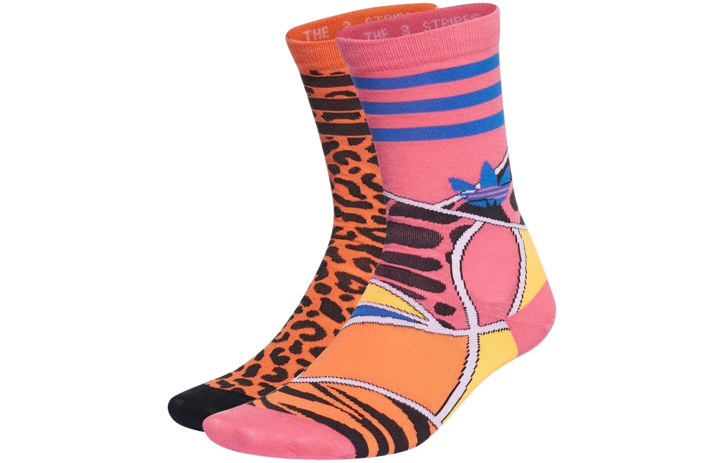 Adidas Originals RM CREW 2PP Crew Socks Japan Version Women s 1 Pack Multicolor HC9541 19-21