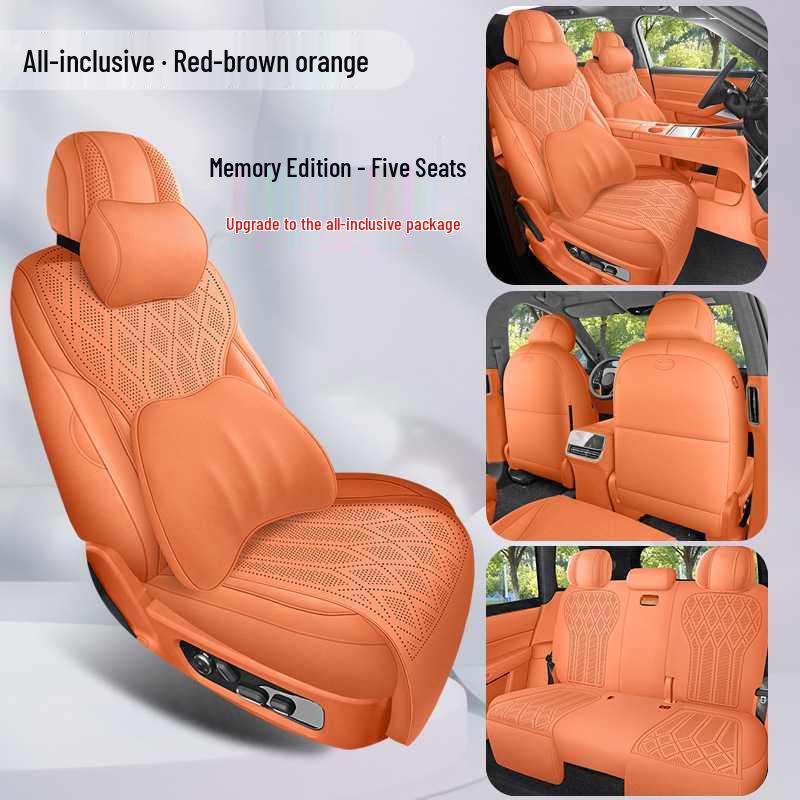 AITO M9 Suede Seat Cushions, Fit for 25 Models, All-Season, Suitable for Five/Six-Seater Cars - Car Accessories