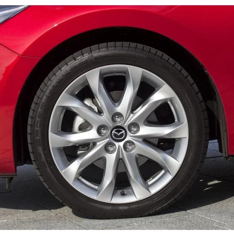 4Pcs Wheel Hub Center Cover CX-3 CX-4 CX-5 CX7 CX8 Long Leg 56MM ID53MM New Models For Mazda Atenza Axela Gray Black