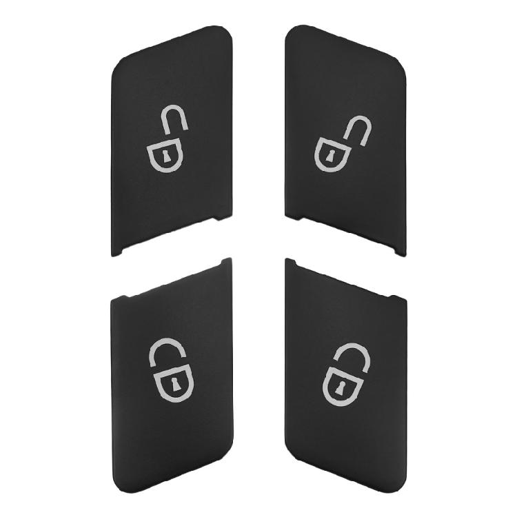 Car Door Lock Unlock Buttons Sequins Decoration Cover Stickers for W204 W212
