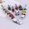 1PCS Children’s Helicopter Toy Alloy Truck Trailer Off-road Vehicle Model Military Ornaments Boy Toy Simulation Christmas Gift