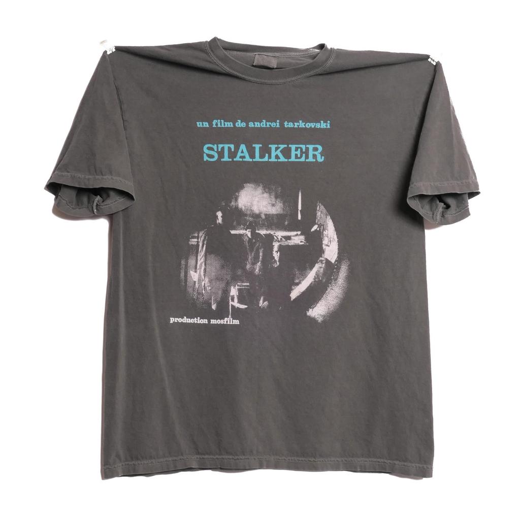Stalker Movie Tee 1979 Soviet Science Fiction Film Buff Directed by Andrei Tarkovsky Roadside Picnic Novel Criterion Collection Tee Shirt XL