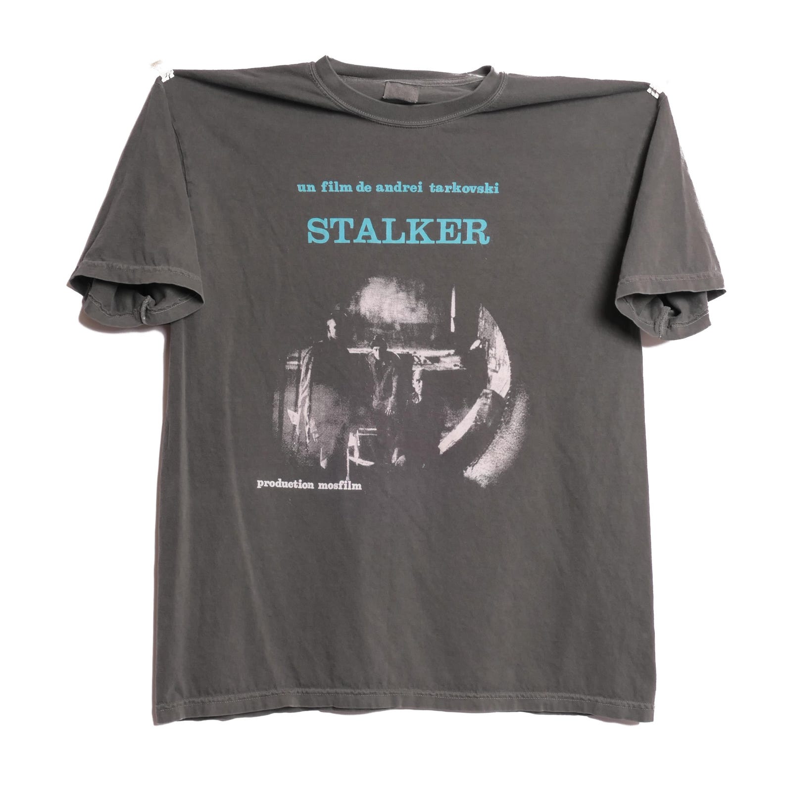 Stalker Movie Tee 1979 Soviet Science Fiction Film Buff Directed by Andrei Tarkovsky Roadside Picnic Novel Criterion Collection Tee Shirt XL XL