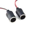 12V 24V 10A Power Cigarette Lighter Connector Plug With Female Socket Plug Car Cigarette Lighter Charger Cable Charging Extension Cord Plug