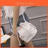 Premium Quality Hot Sale Women Handbag Small Bucket Shape Bags Pu Leather Shoulder Crossbody Bag