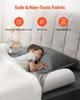 Bed Bumper for Toddlers 52 in Inflatable Bed Guard Rail with Flap 2 Packs