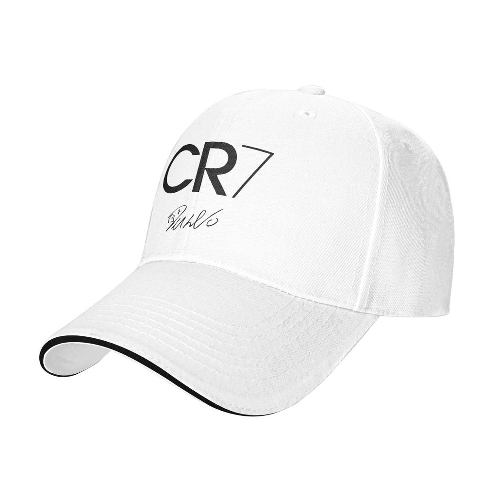Gorra de Béisbol de Fútbol CR7 Moda Gorras Sándwich de Ronaldos para Hombres Mujeres Sombrero de Sol Ajustable Entrenamientos