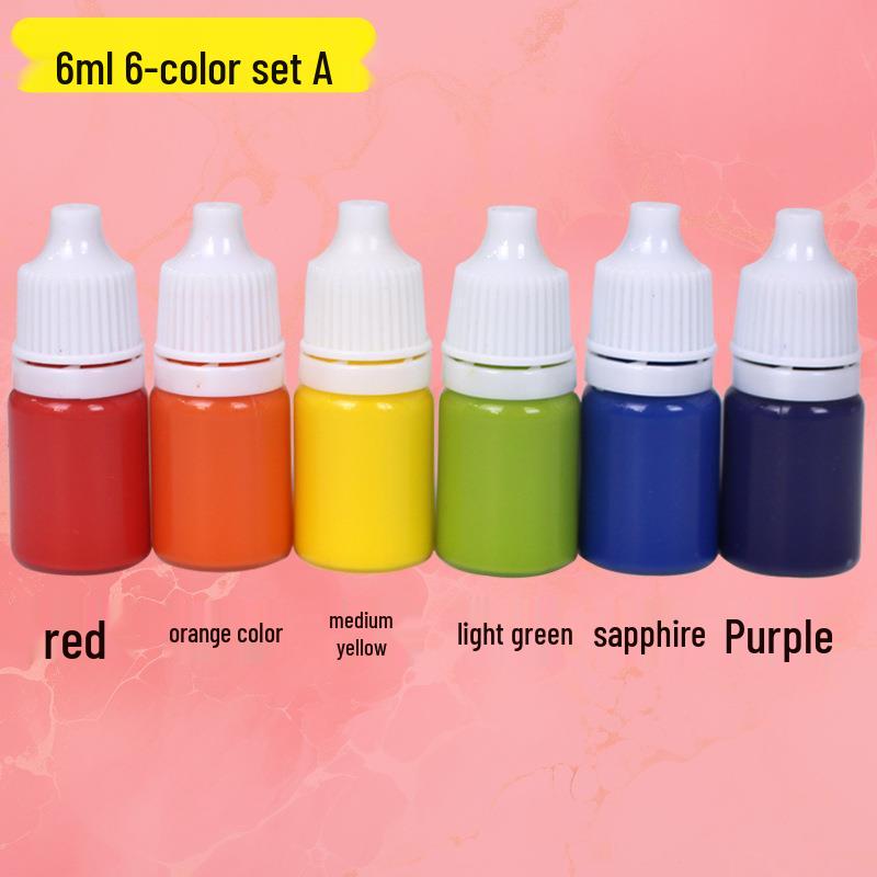 Novan Water Marbling Painting Set: Silk Scarf Kit for Kids with Pigment and Fan Brushes