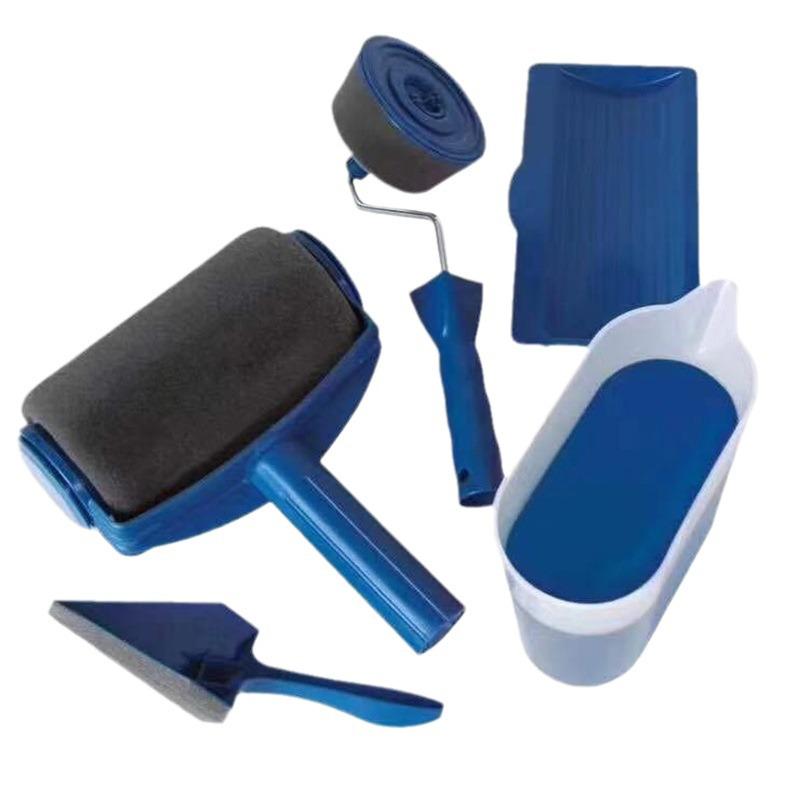 Multi-Function Seamless Paint Brush and Roller Set for Corners