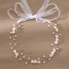Elegante Ghirlanda Floreale Perle Fascia per Capelli Sposa Accessori Abito da Sposa Ghirlanda Copricapo Sposa Fascia per Capelli Ghirlanda di Capelli Gioielli da Matrimonio
