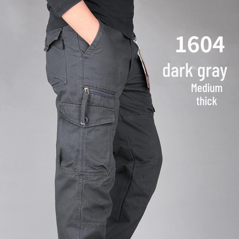 

Мужские весенние свободные прямые спортивные повседневные брюки - износостойкие молодежные комбинезоны для активного отдыха XL