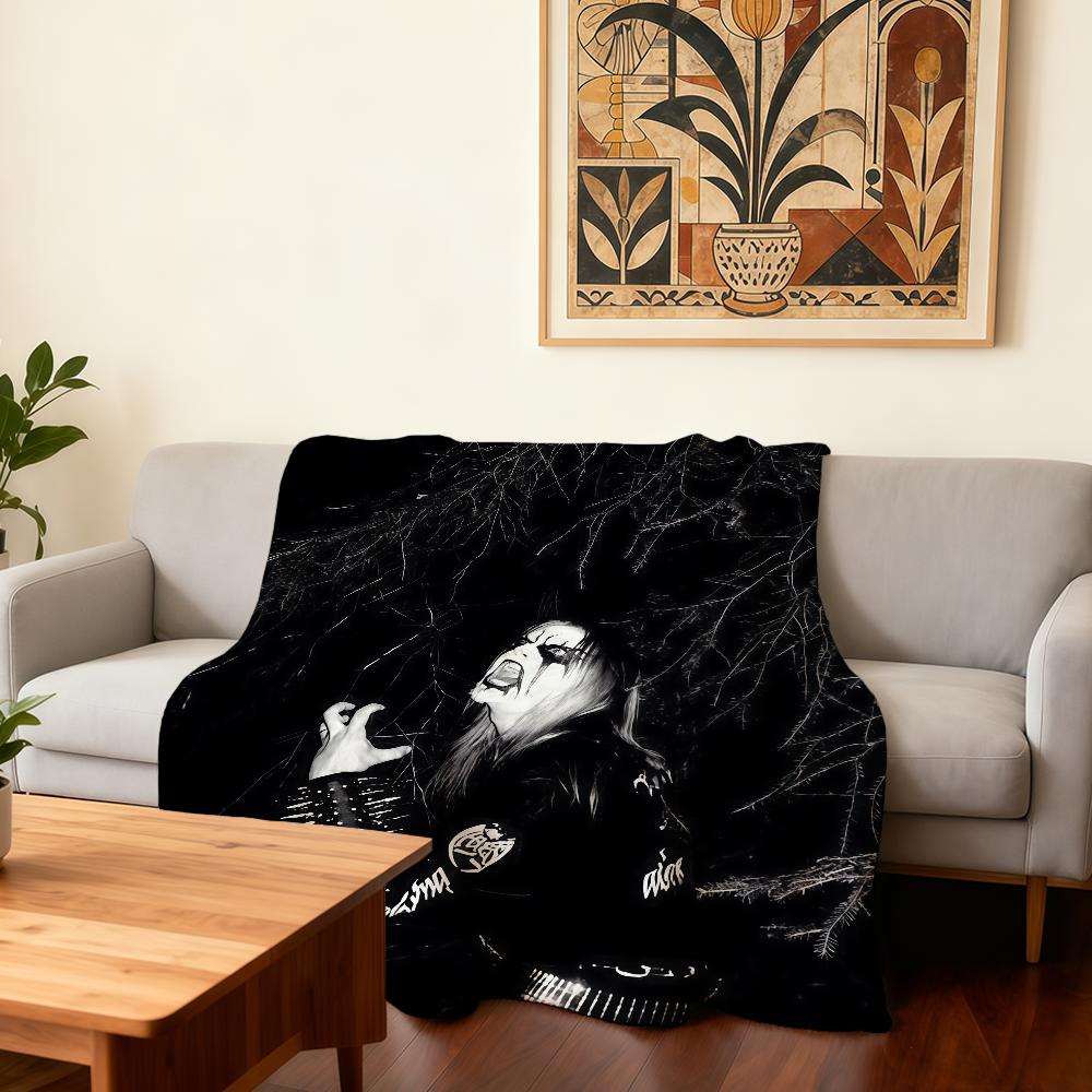 

S-Satanic W-Warmaster Band Blanket Super Warm Comfortable Plush Throw Blanket Child Home Sofa Bedroom Gift 30x40in