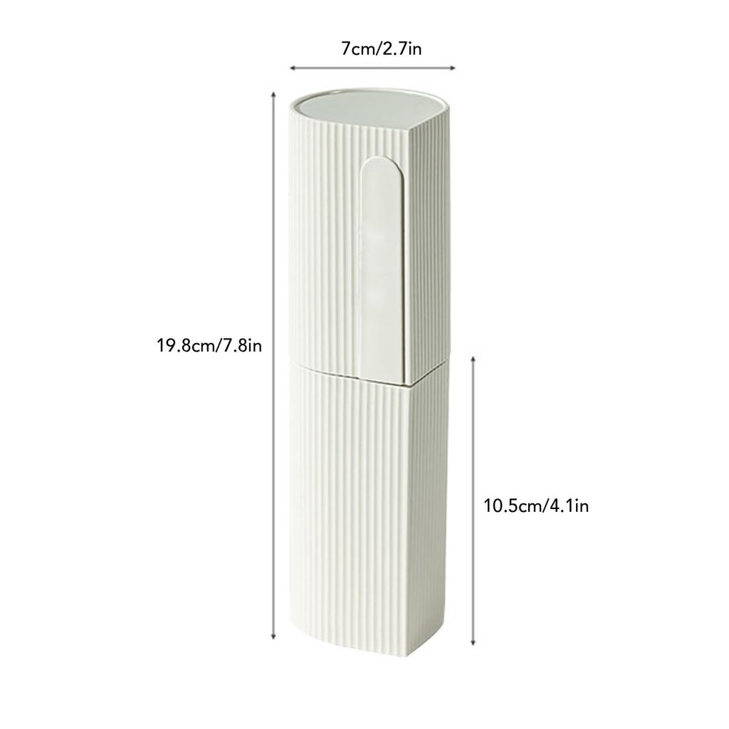 Travel Toothbrush Cup Set Portable Lightweight Wash Toothpaste Toothbrush Storage Box White