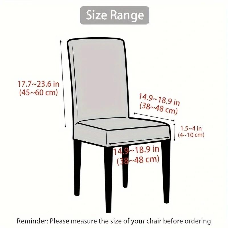 High Elasticity Chair Cover Universal Fit Chair Protector Slipcover for Home Office Furniture Protection