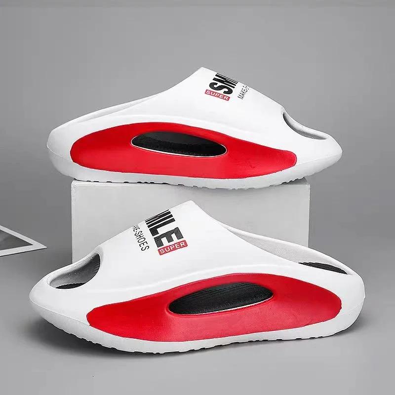 2024 New Summer Women's Men's Sports Shoes Slippers Soft EVA Hollow Unisex Sports Sandals Casual Beach Shoes Mens Shoes