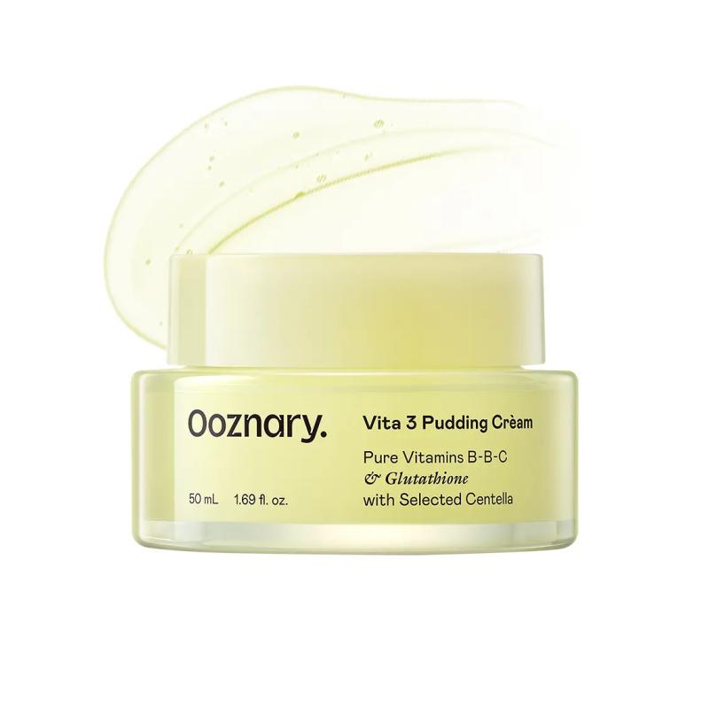 [OOZNARY] Vita 3 Pudding Cream 50ml Triple Vitamin Synergy & Elasticity Boosting Moisture