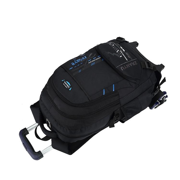 School Rolling Student Backpack 6 Wheels 9108